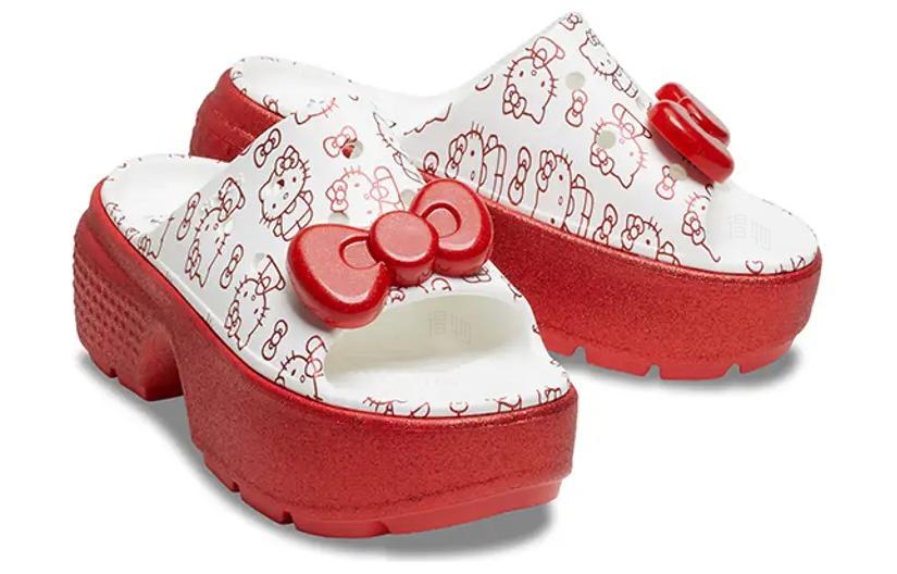 Hello Kitty x Crocs Stomp White Red