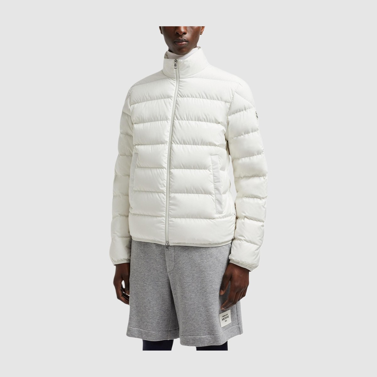 Moncler Short Down Jacket White