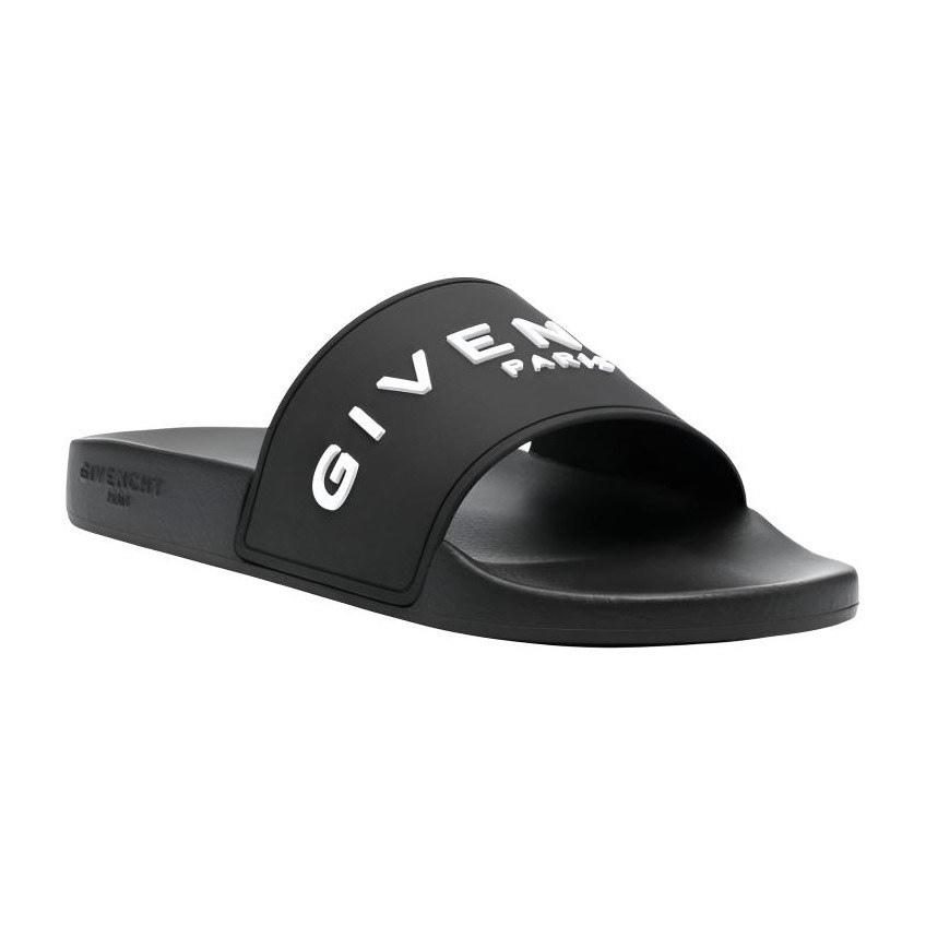 Givenchy Slides Black White