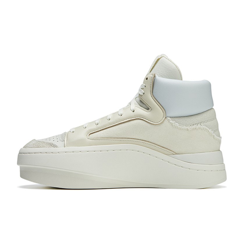 Y-3 Thick Sole Mid Sneakers White