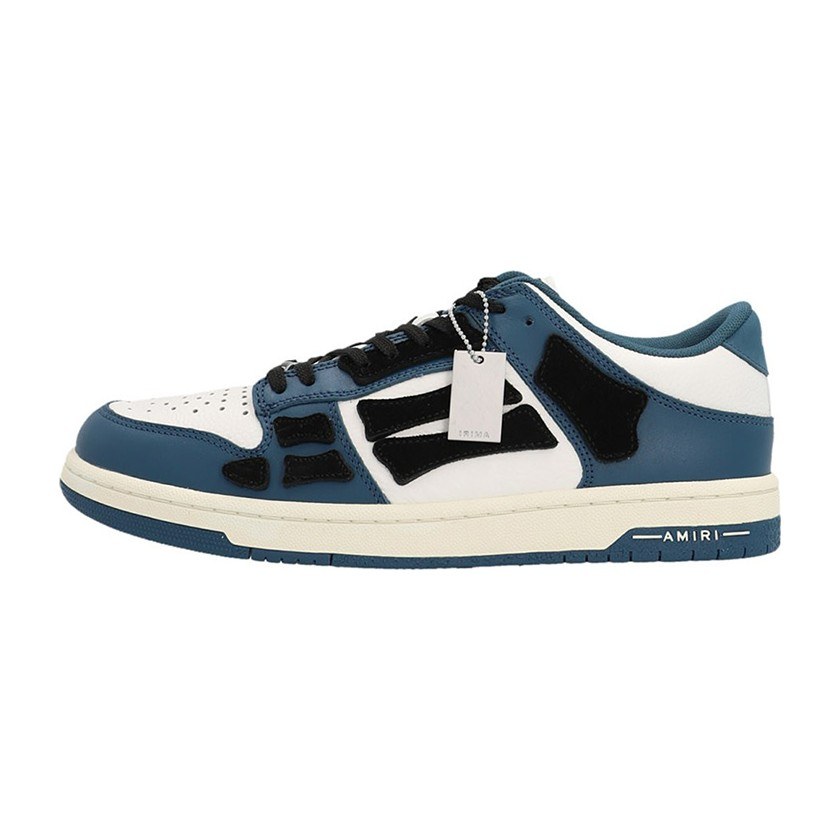 AMIRI Skel-Top Low Blue White Black