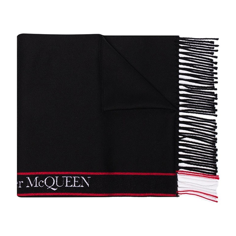 Alexander McQueen Scarf Black