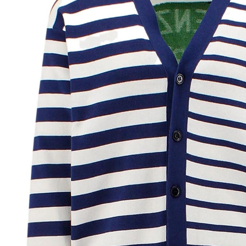 KENZO SS23 V-Neck Sweater Midnight Blue