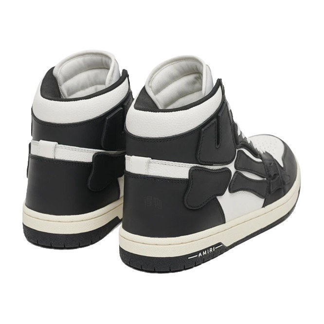 AMIRI Skel-Toe Hi Black White