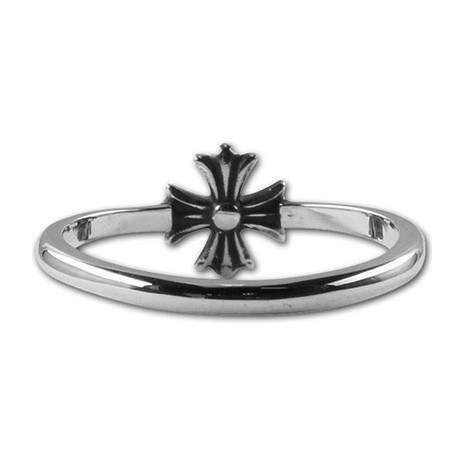 Chrome Hearts Cross Ring Silver