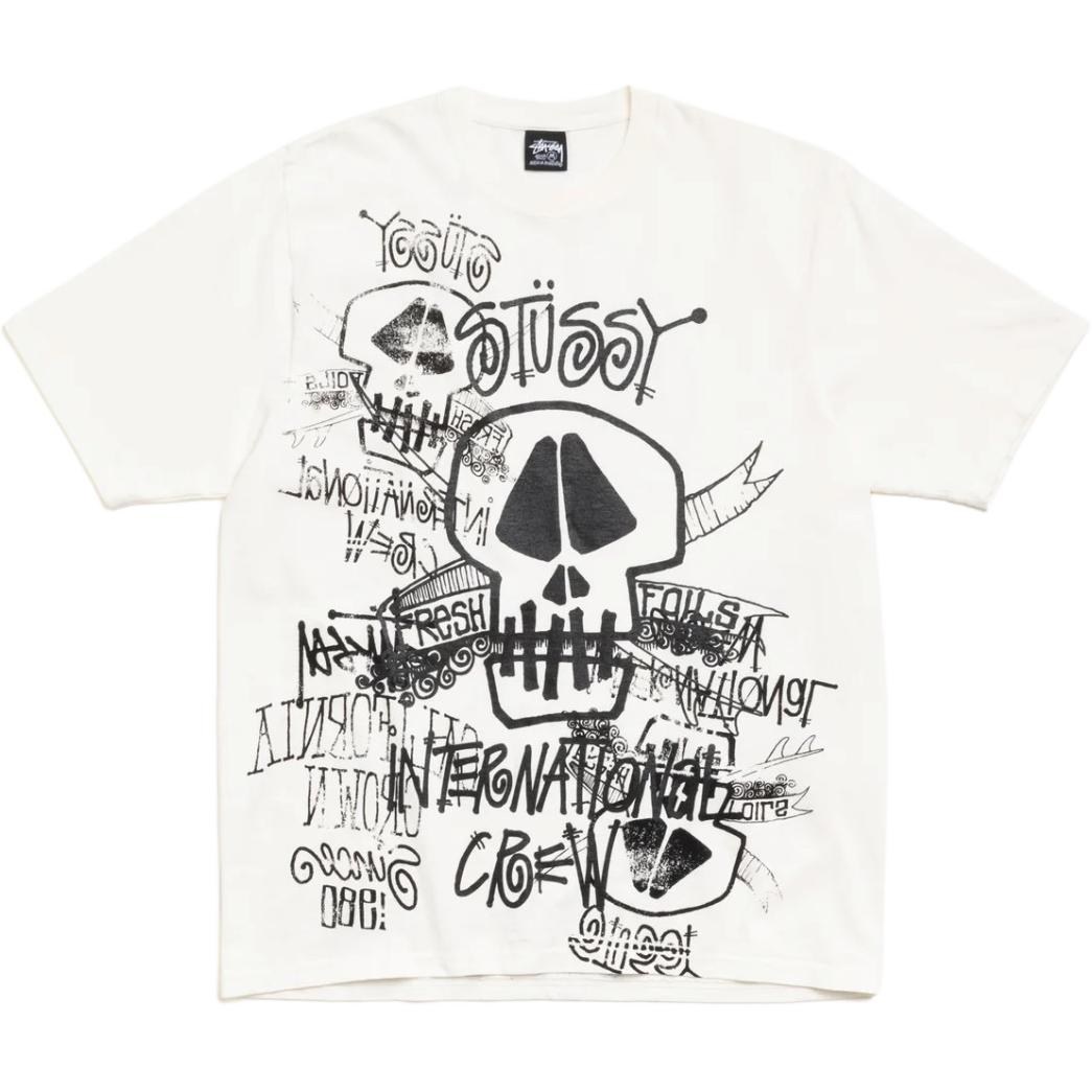Stussy SS26 SKULLS TEE PIGMENT DYED T