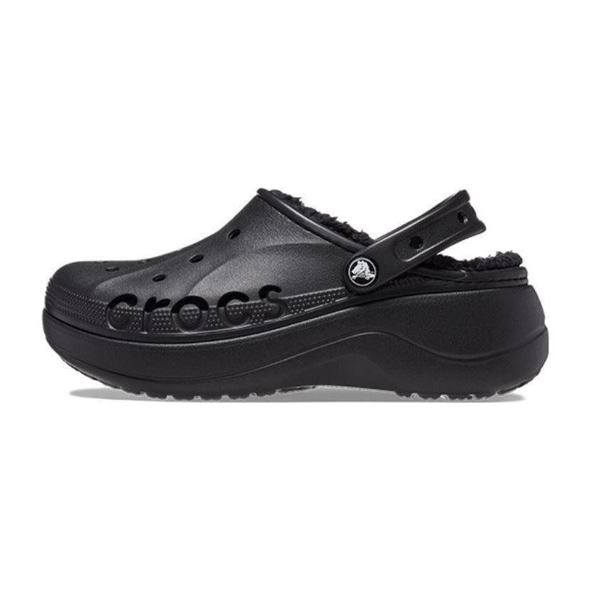 Crocs Cloud Warm Lined Clogs Black