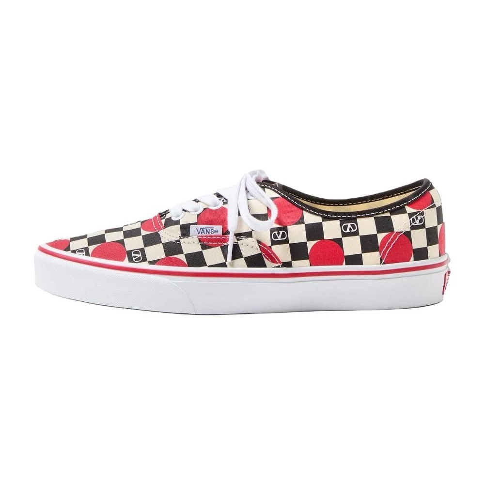 Valentino x Vans Vlogo Low Canvas Sneakers Red