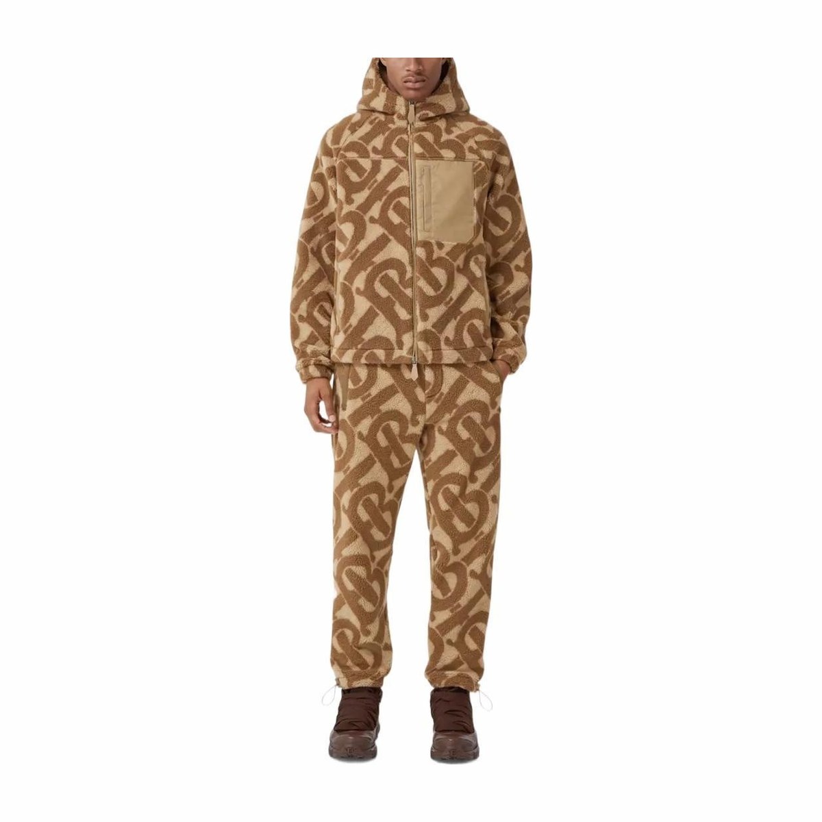 Burberry FW22 Logo Hoodie Brown