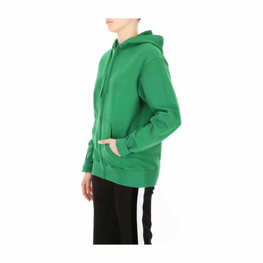 Valentino Logo Hoodie Green