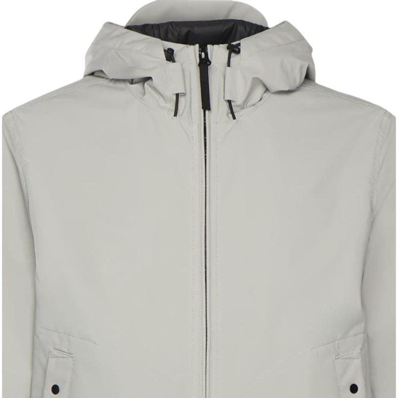Stone Island Hooded Zip Logo Jacket