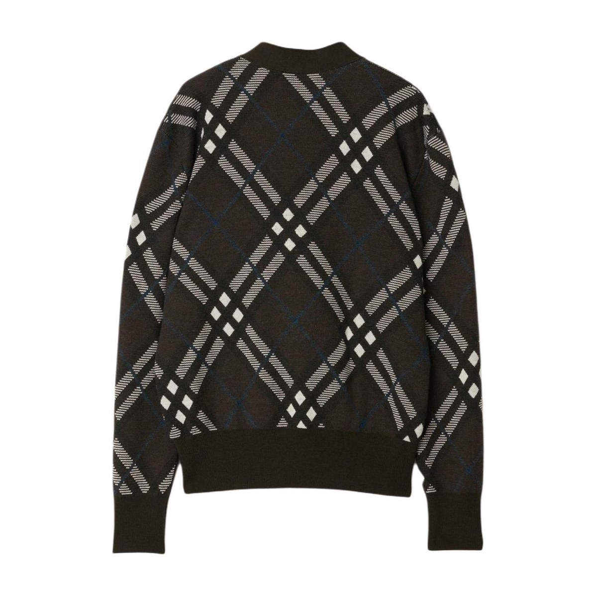 Burberry Checked Knit Sweater