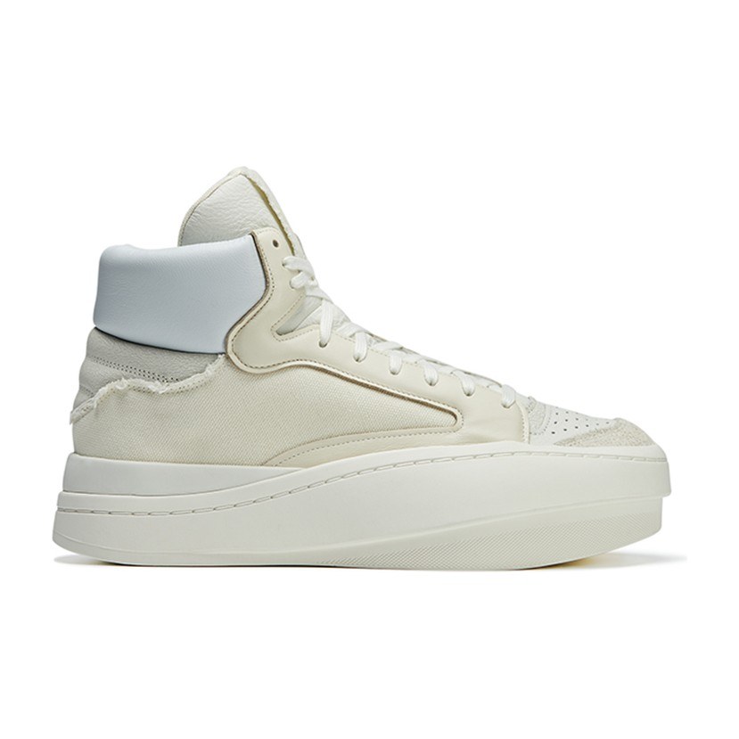 Y-3 Thick Sole Mid Sneakers White