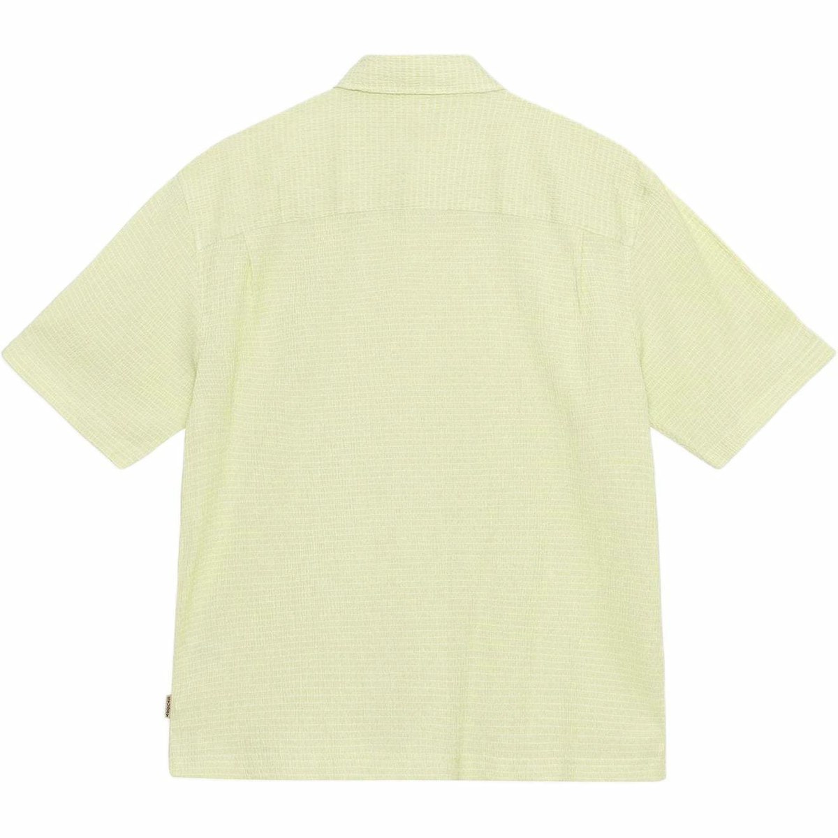 Stussy SS24 Boxy Flat Hem Shirt Crinkled