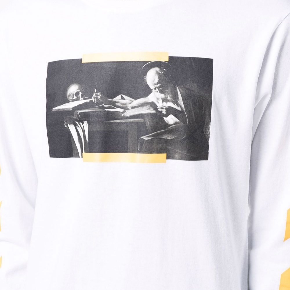 OFF-WHITE FW21 Long Sleeve Tee White
