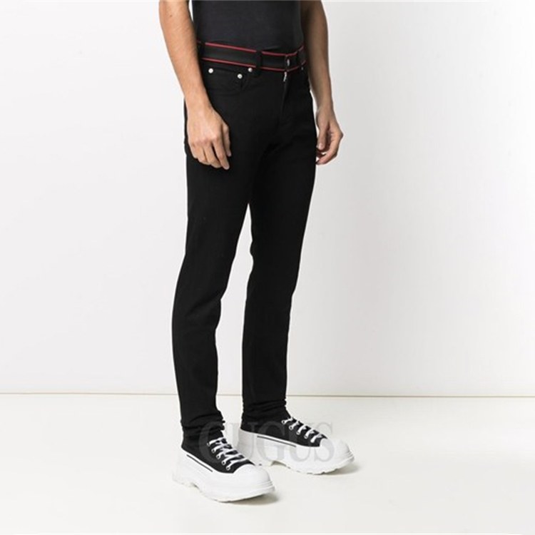 Alexander McQueen Logo Slim Jeans Black