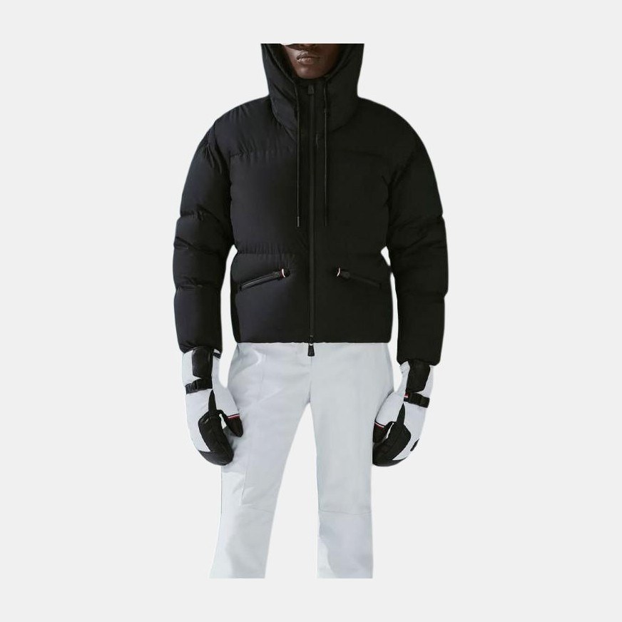 Moncler FW21 Logo Down Jacket Black