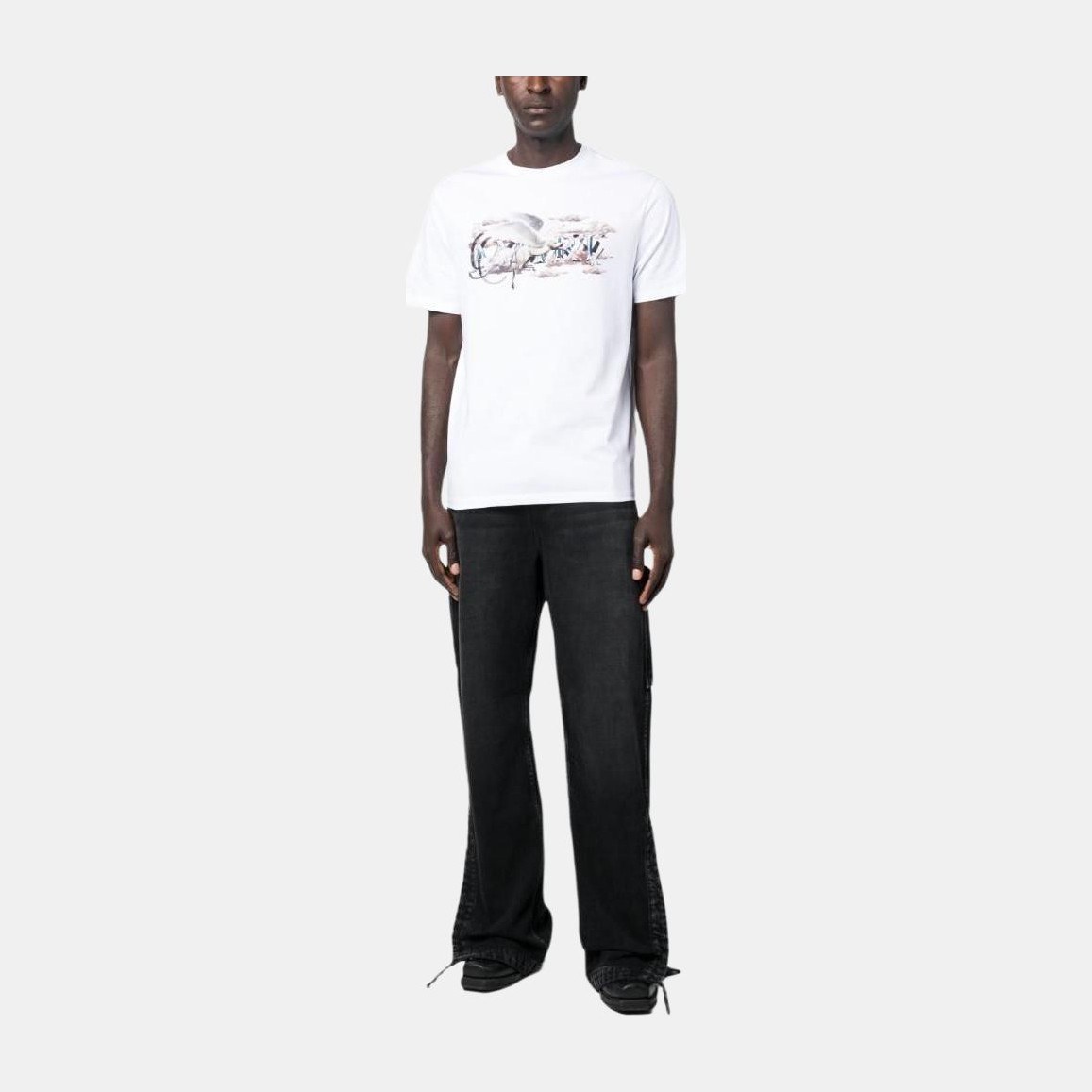 AMIRI Wide Leg Jeans Black