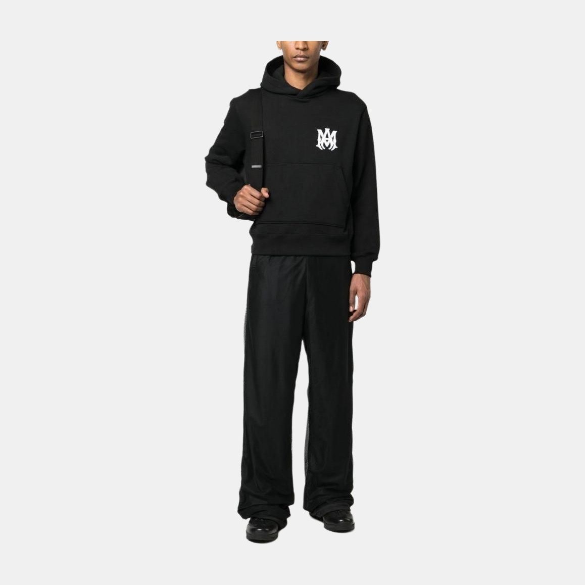 AMIRI Letter Print Hoodie Black