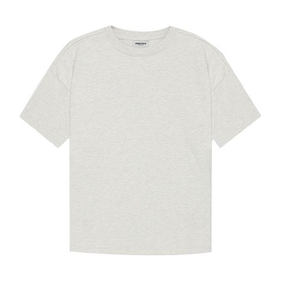 Fear of God Essentials SS21 Short Sleeve Tee Light Heather Oatmeal