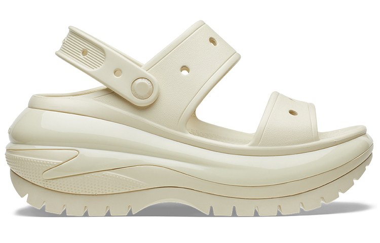 Crocs Platform Sport Sandal Bone White