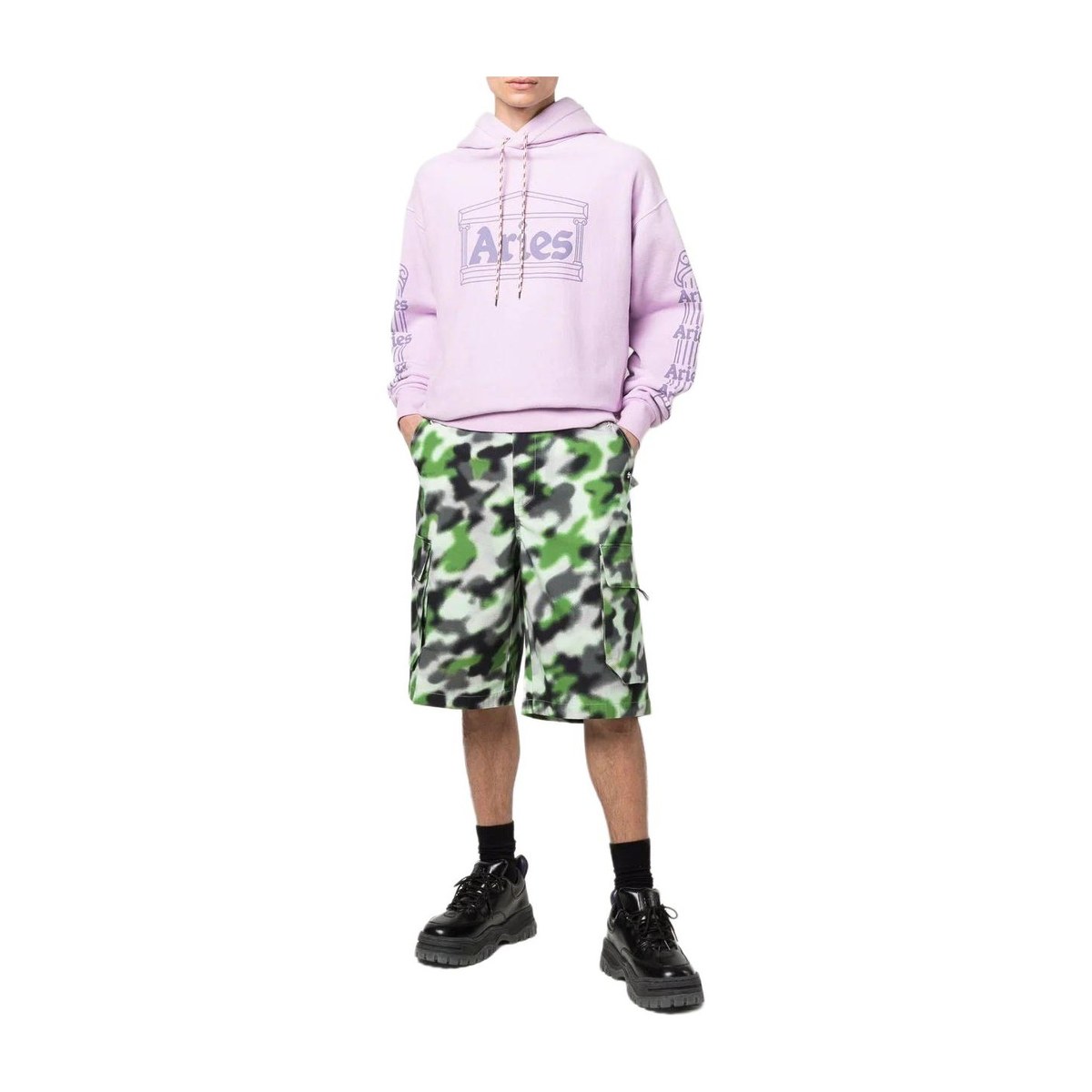 KENZO Camo Print Shorts