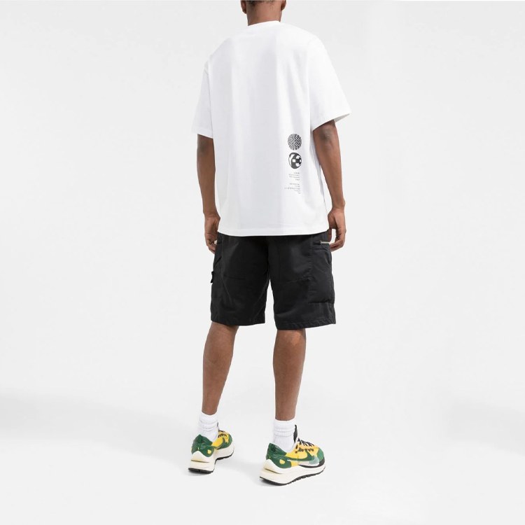 Y-3 Logo Print Crewneck T-Shirt White