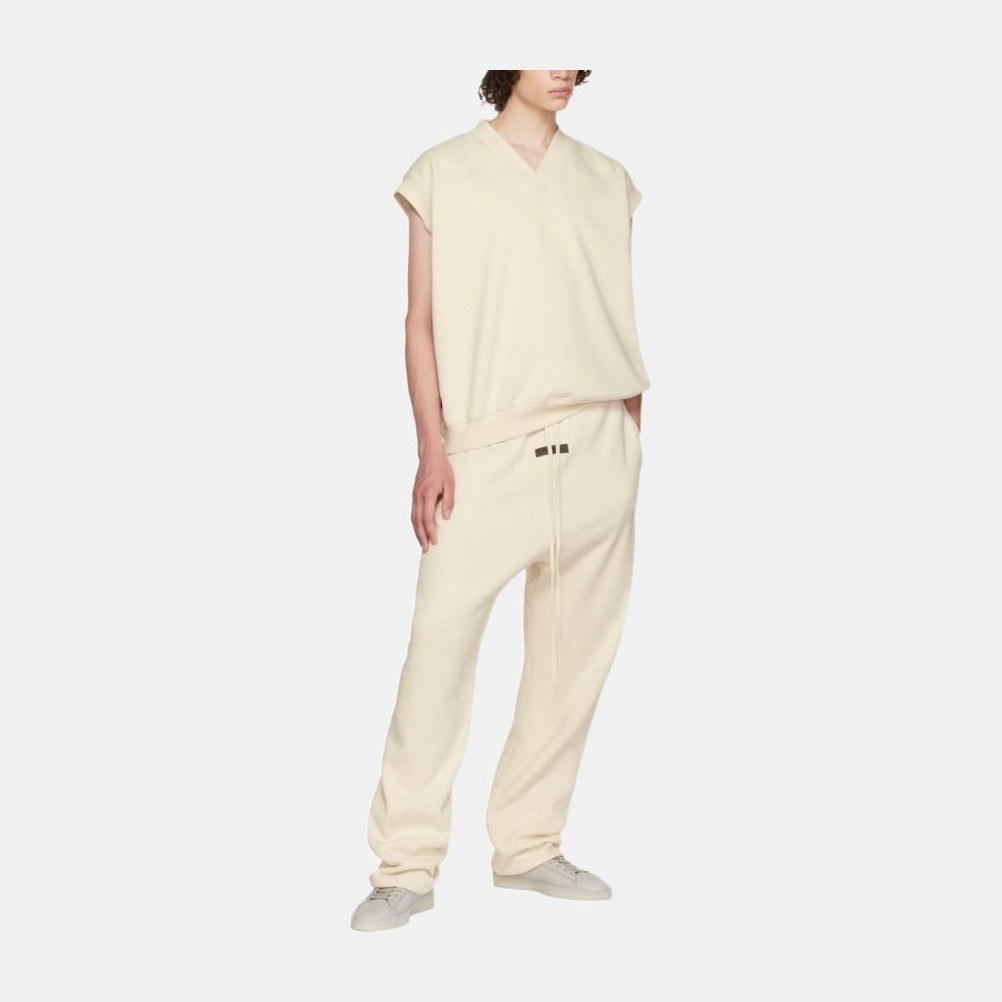Fear of God Essentials V Neck Vest Egg Shell