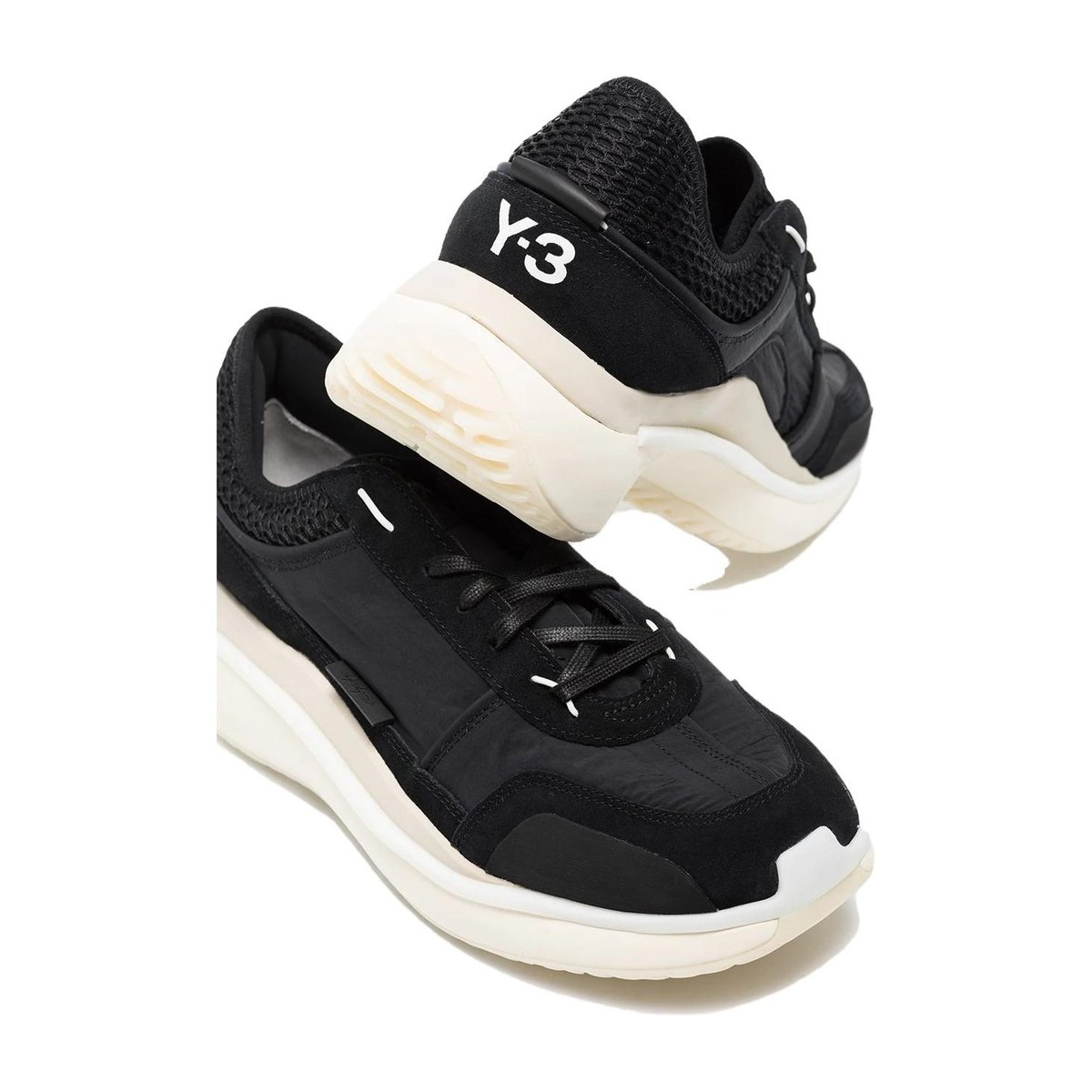 Y-3 Ajatu Run Black White