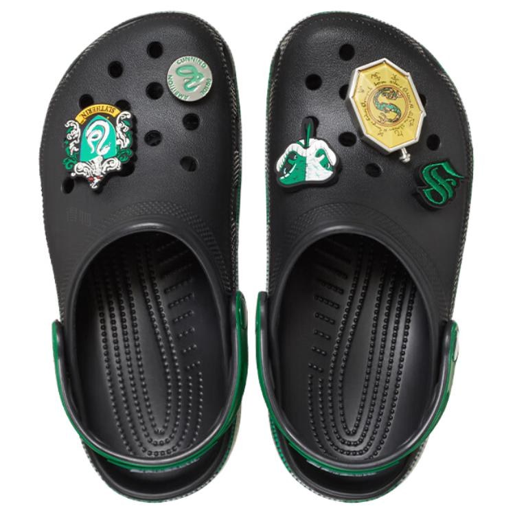 Crocs EVA Clogs Black Green
