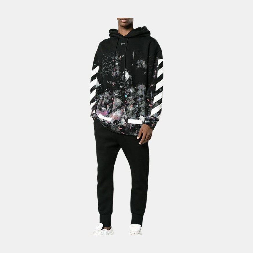 OFF-WHITE Classic Striped Hoodie