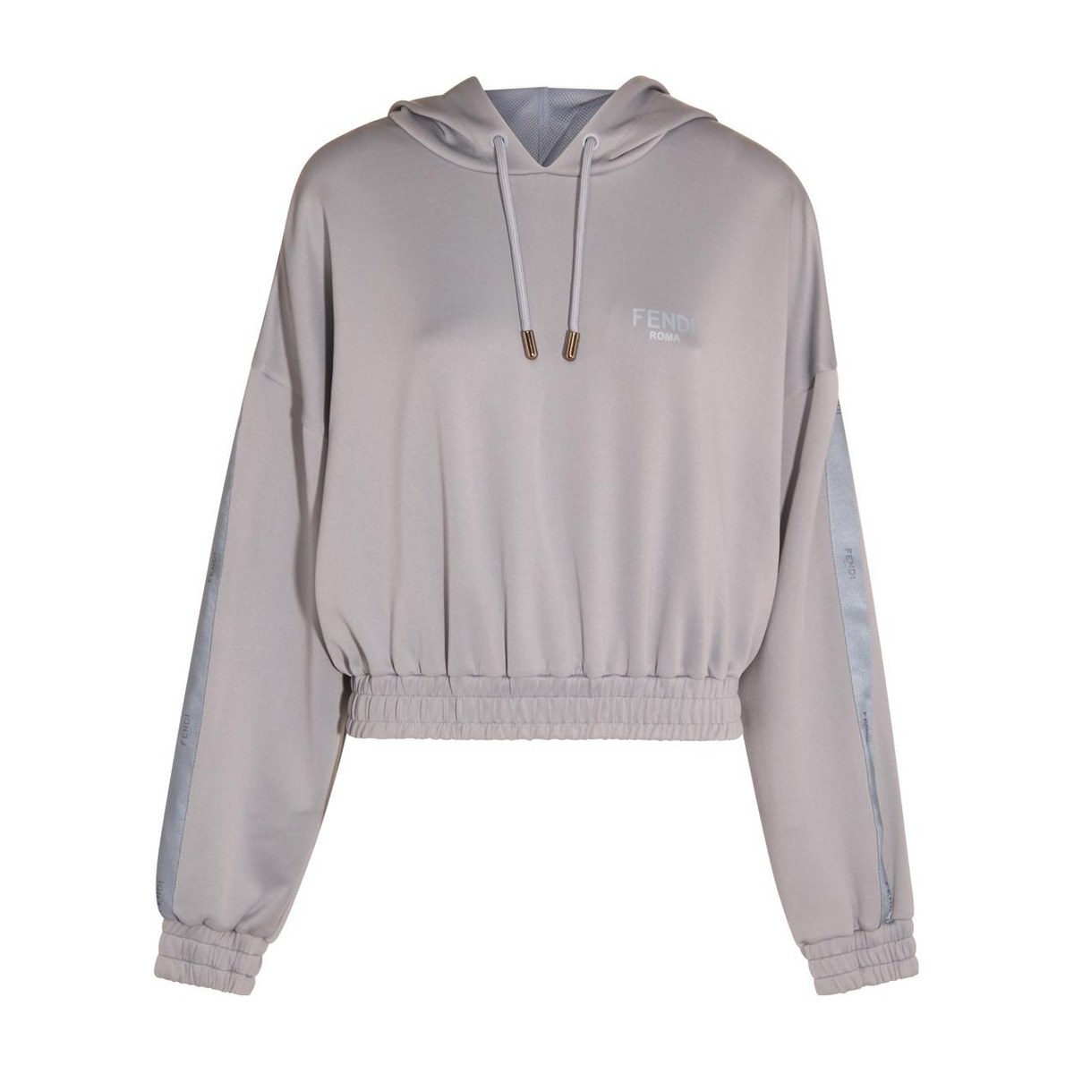 Fendi SS23 Letter Print Hoodie Brown