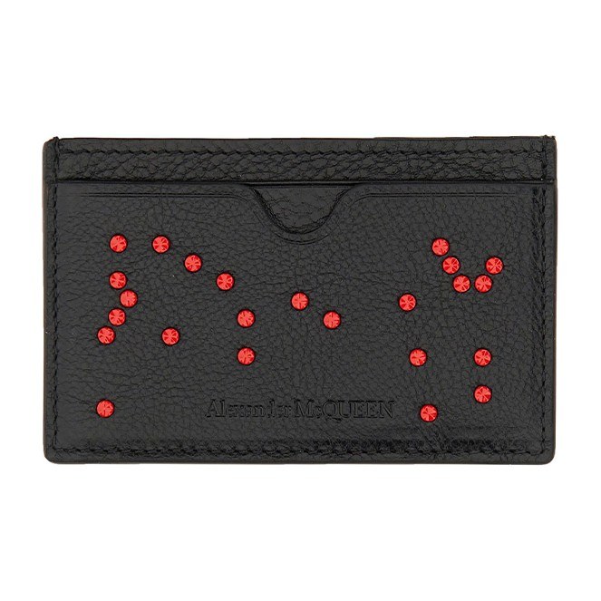 Alexander McQueen Logo Studded Wallet