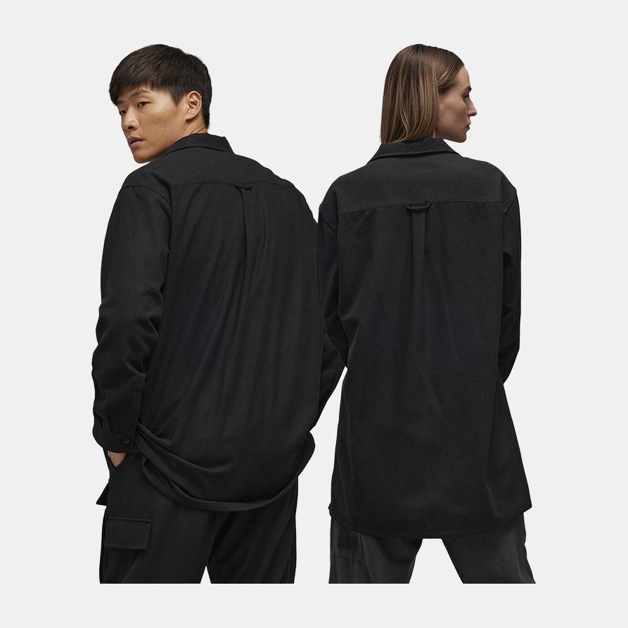 Y-3 Flannel Shirt Black