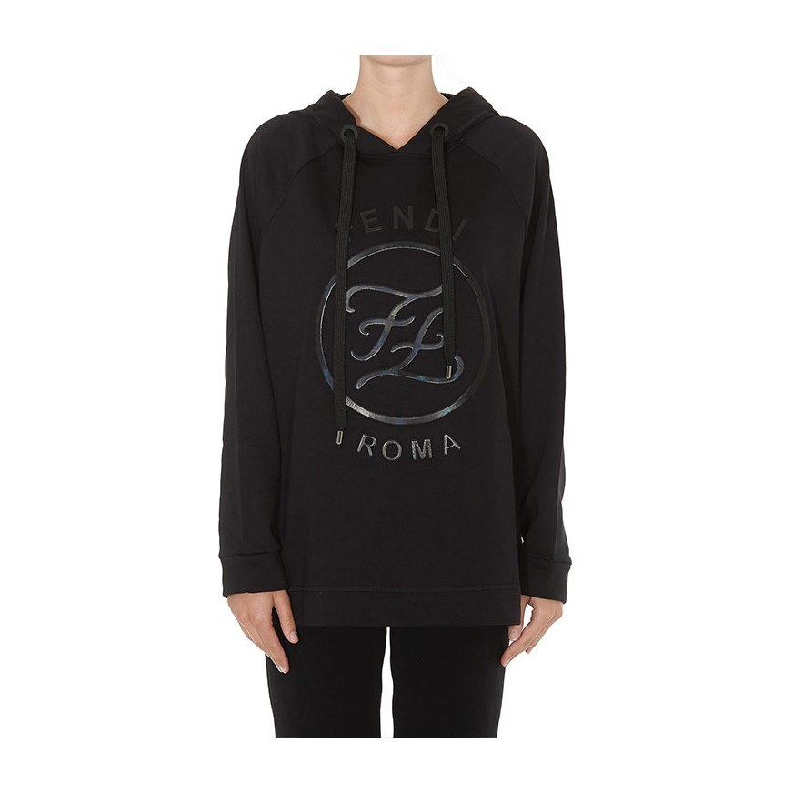 Fendi SS21 Karligraphy Hoodie Black