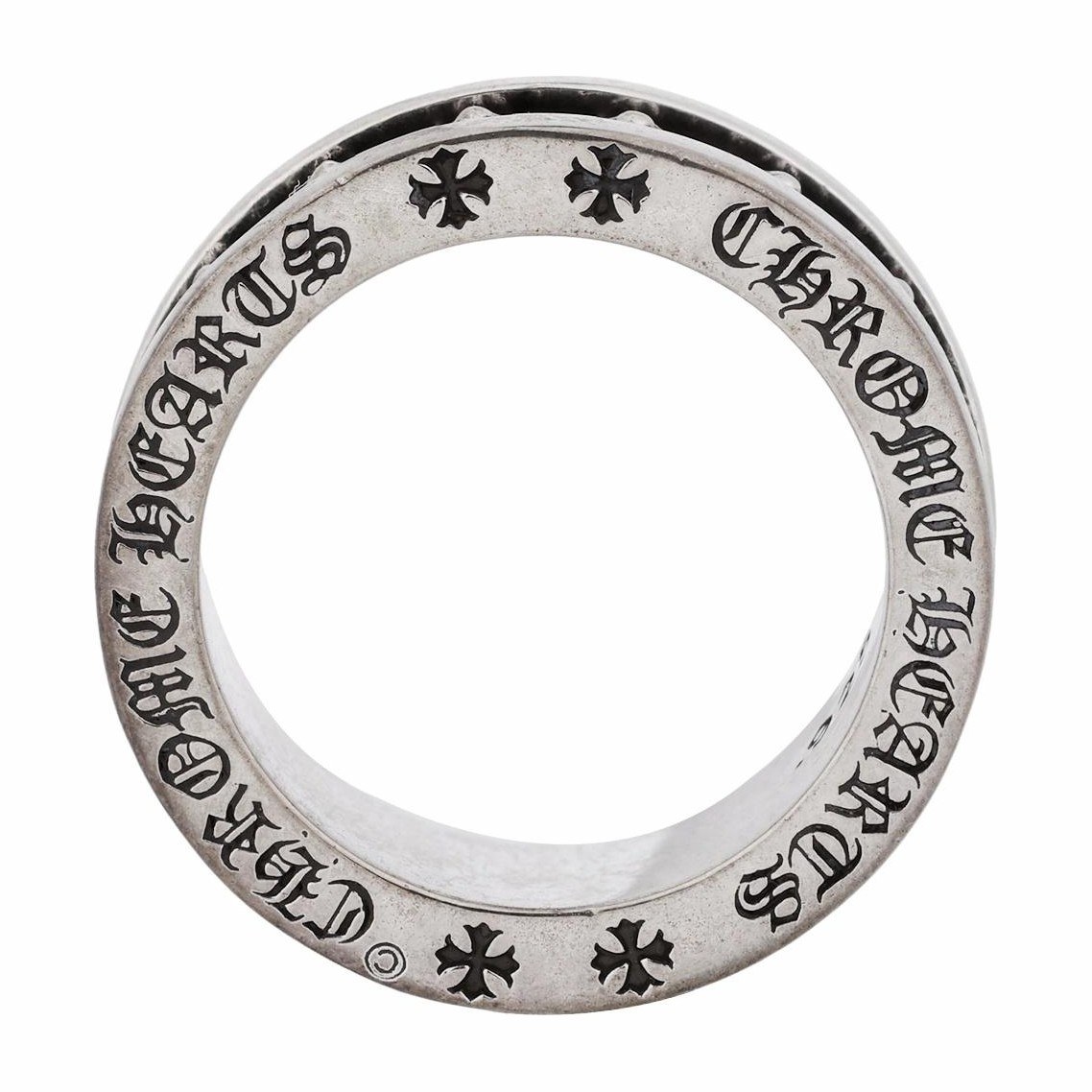 Chrome Hearts Mini Ch Plus Silver Ring