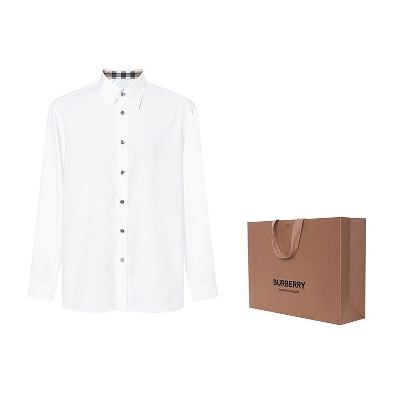 Burberry Logo Polo Shirt White