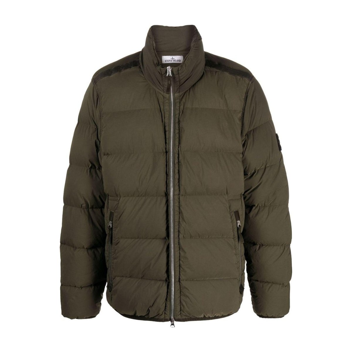Stone Island Nylon Puffer Jacket Green