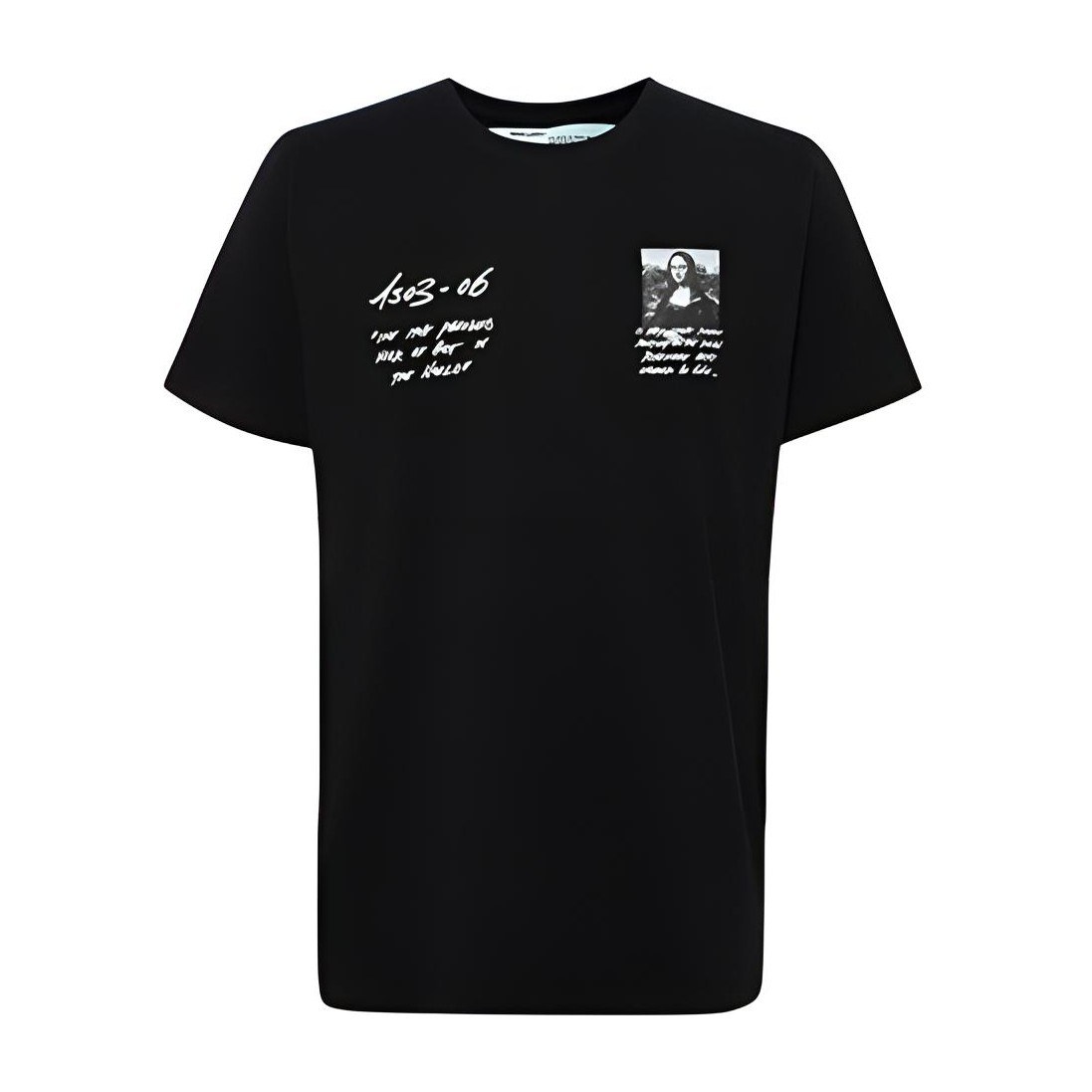 OFF-WHITE Mona Lisa Print T-Shirt Black