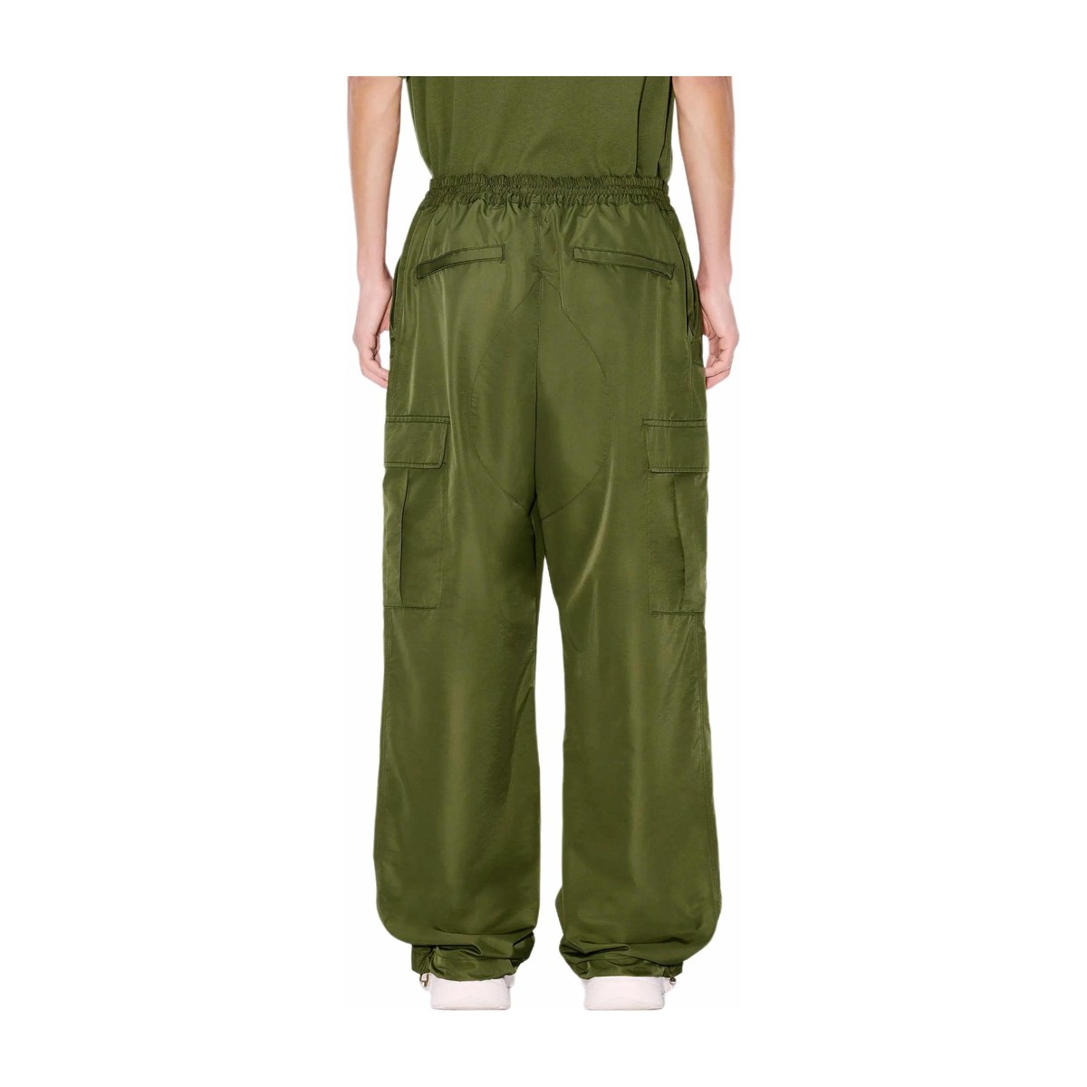 KENZO SS25 Green Floral Cargo Pants