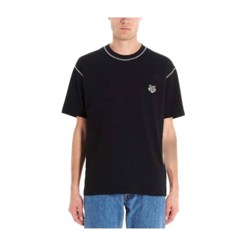KENZO Solid Print T-Shirt Black