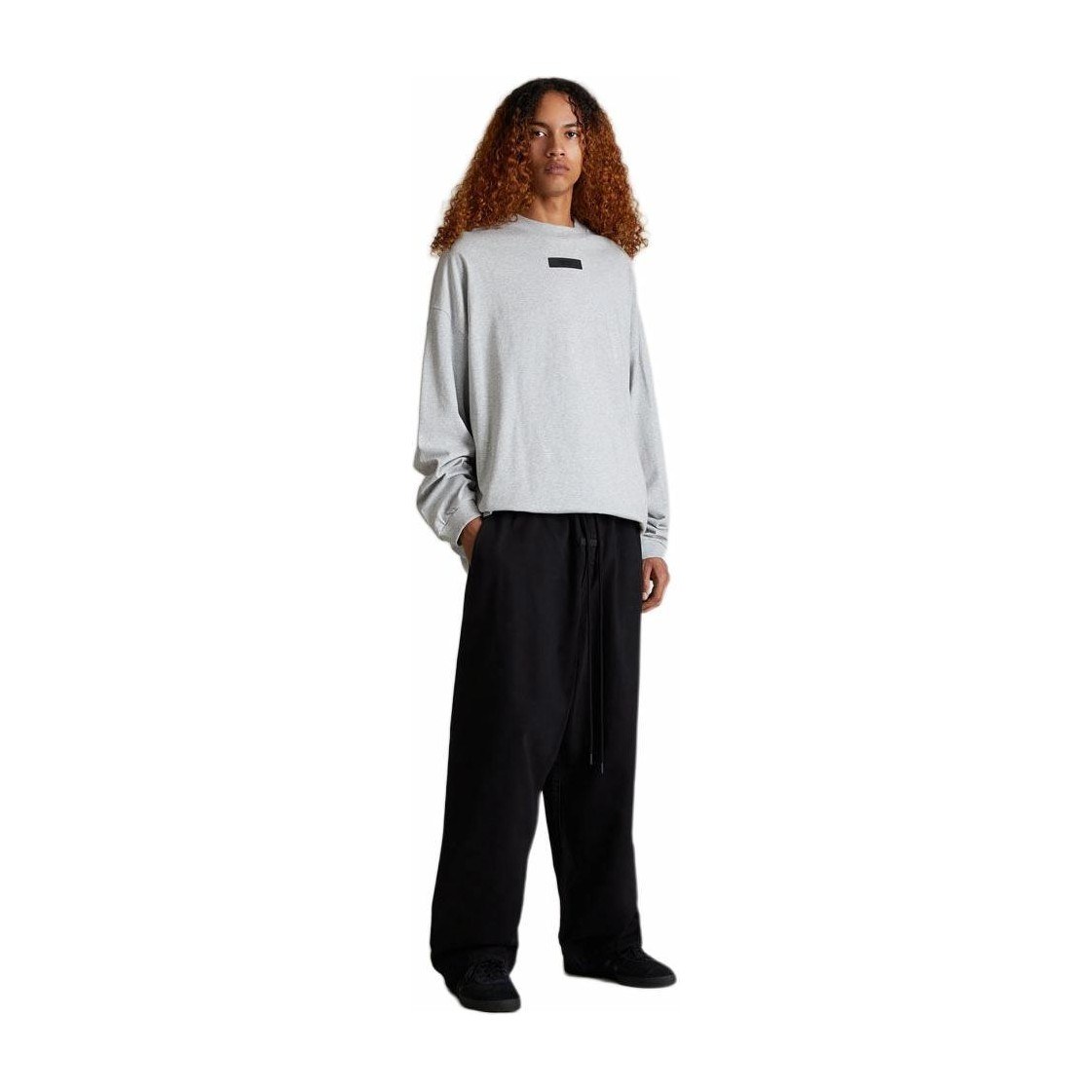 Fear of God Essentials Longsleeve Shirt Light Heather Grey
