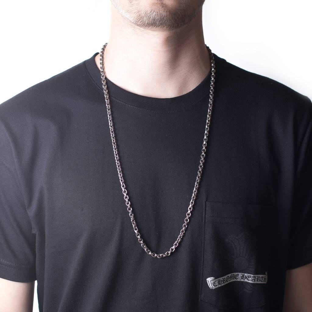 Chrome Hearts Paper Chain Logo Necklace