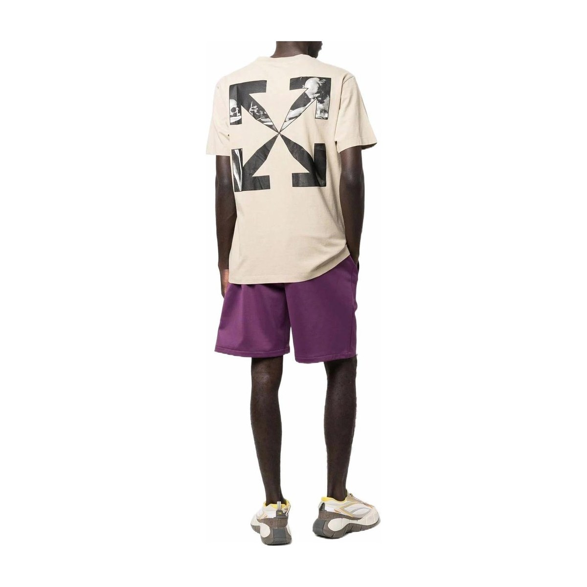 OFF-WHITE SS22 Logo T-Shirt Beige