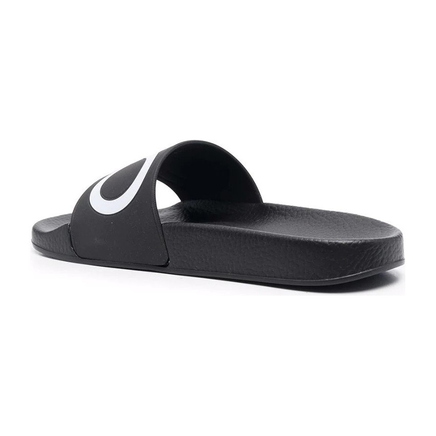Ferragamo Gancini Print Open Toe Sandals Black