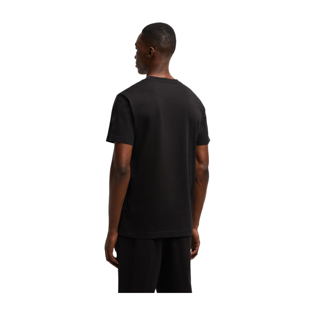 Moncler Logo Print T-Shirt Black