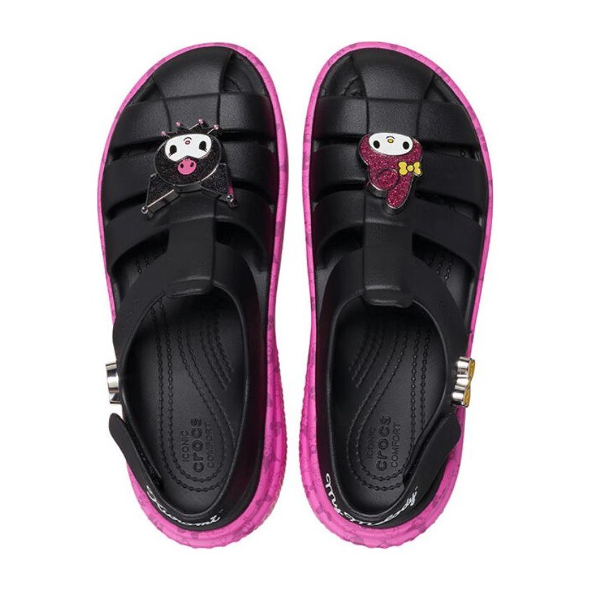 Crocs Roman Sandals Black