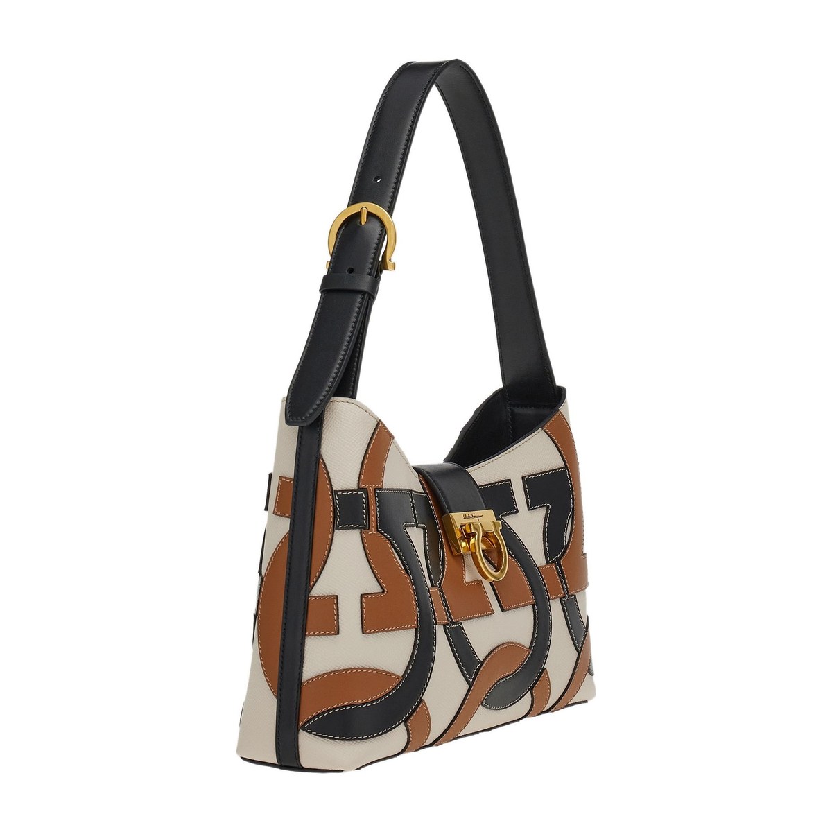FERRAGAMO Trifolio Gancini