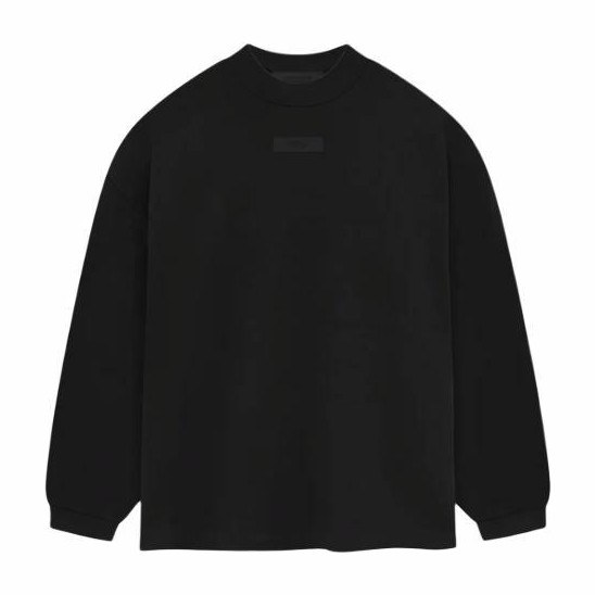 Fear of God Essentials Jet Black Longsleeve Shirt