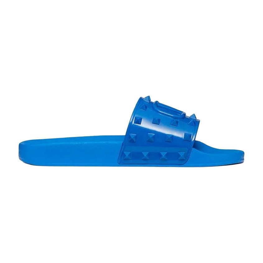 Valentino Vlogo Blue Slides